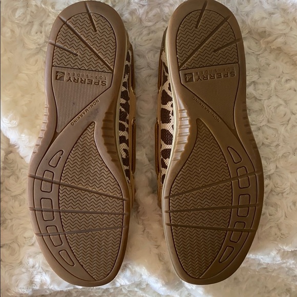 Leopard print Sperry Top Sider loafers - Picture 4 of 8